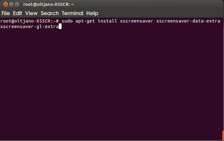 在Ubuntu中安装XScreenSaver