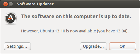 如何从Ubuntu13.04 升级到Ubuntu13.10 Saucy Salamander