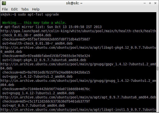 apt-fast：飞一般的apt-get