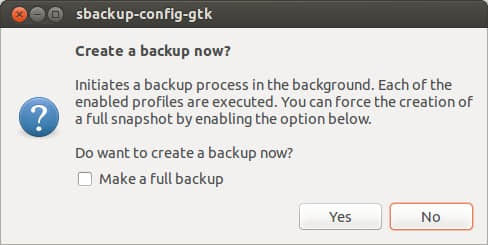 'SBackup: 一个Linux下的简单备份软件'