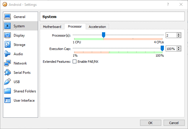 在 VirtualBox 中安装 Android 系统