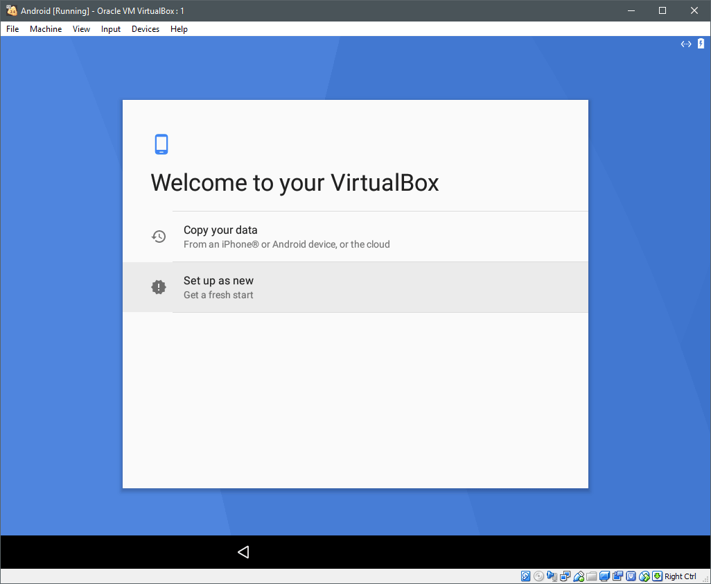 在 VirtualBox 中安装 Android 系统