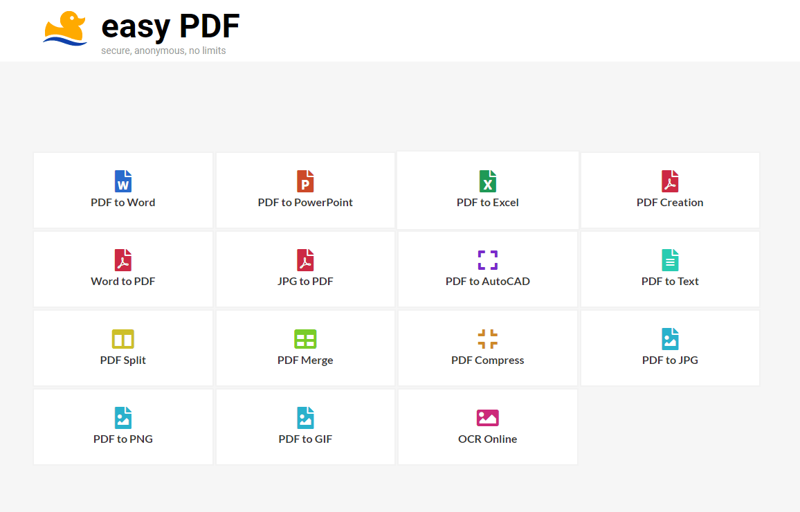 一款免费且安全的在线 PDF 转换软件