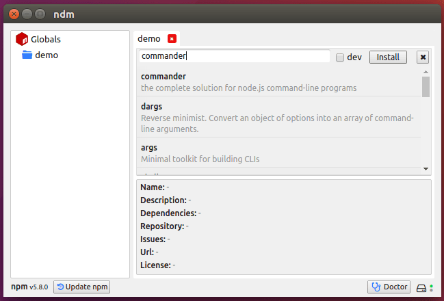 ndm：NPM 的桌面 GUI 程序