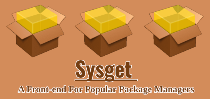 Sysget：给主流的包管理器加个前端