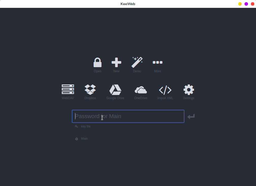 KeeWeb：一个开源且跨平台的密码管理工具