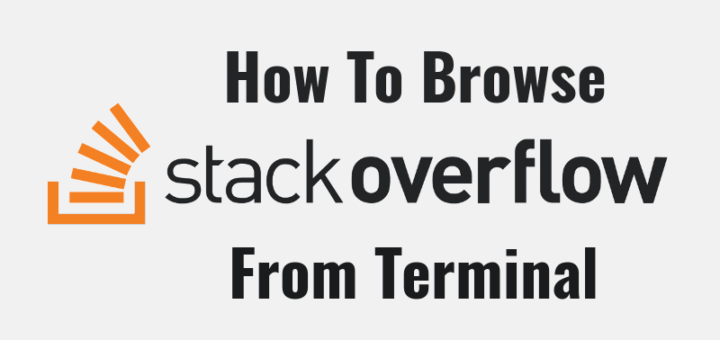 如何在终端中浏览 Stack Overflow