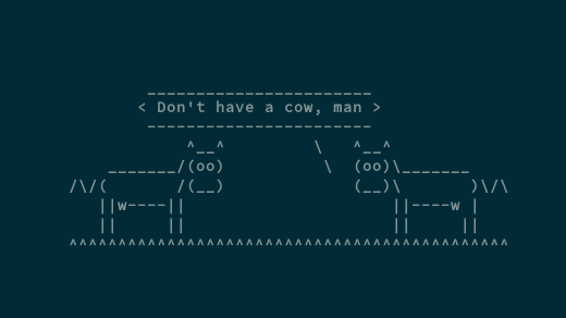 在 Linux 命令行上拥有一头奶牛