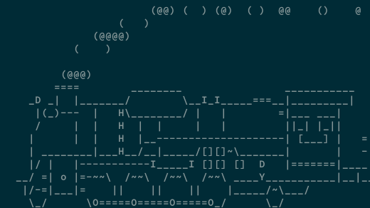 在 Linux 终端中开火车