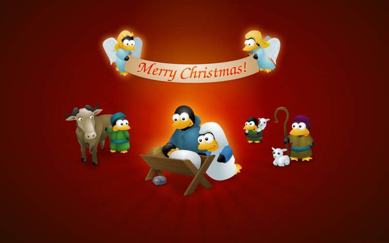 Christmas Linux Wallpapers