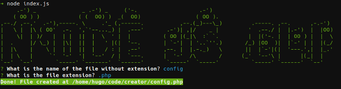 使用 Node.js 构建交互式命令行工具