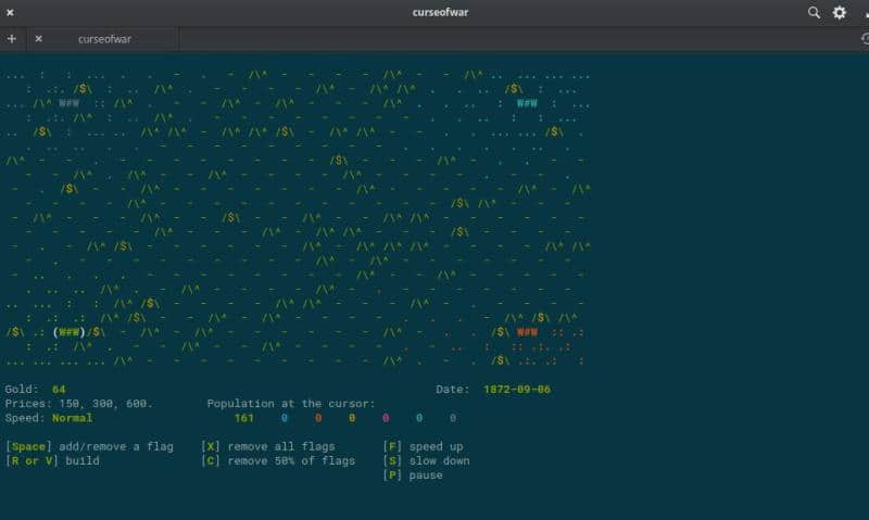 Curse of War ascii games