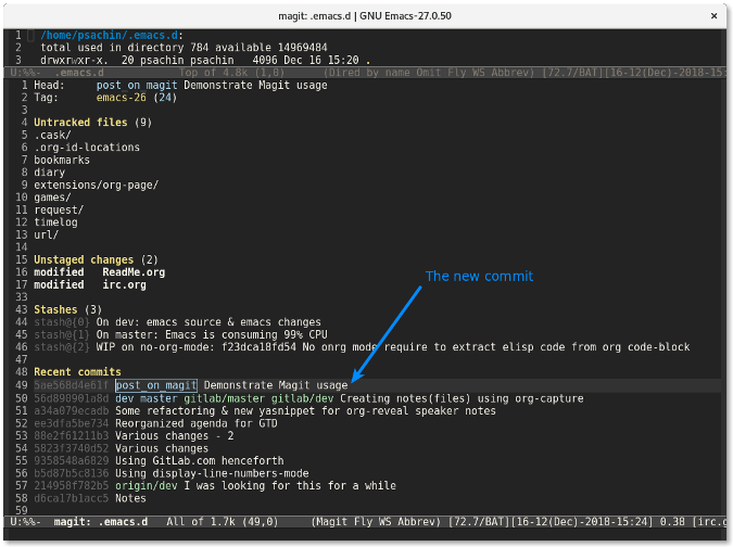 如何在 Emacs 中使用 Magit 管理 Git 项目