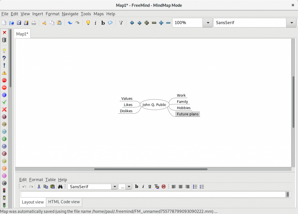 在 Fedora 中使用 FreeMind 介绍你自己