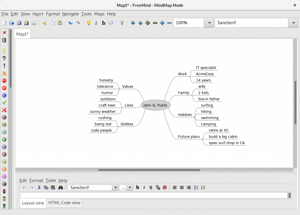 在 Fedora 中使用 FreeMind 介绍你自己