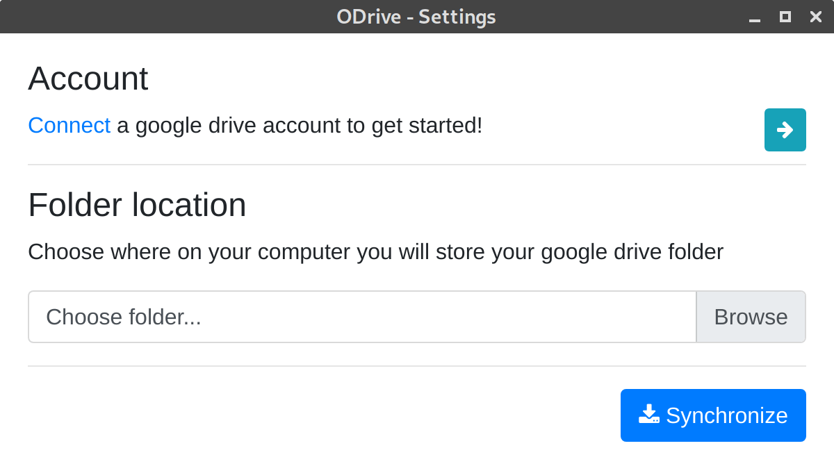 ODrive：Linux 中的 Google 云端硬盘图形客户端