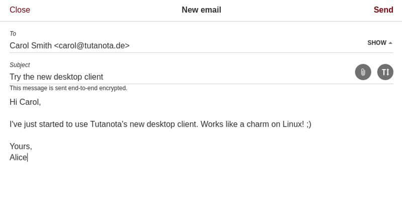 加密邮件服务 Tutanota 现在有桌面应用了