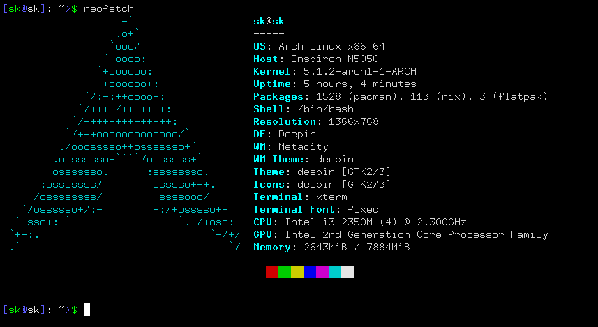 Neofetch：在终端中显示 Linux 系统信息