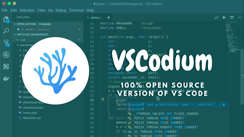 VSCodium：100% 开源的 VS Code