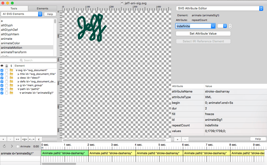 使用 MacSVG 创建 SVG 动画