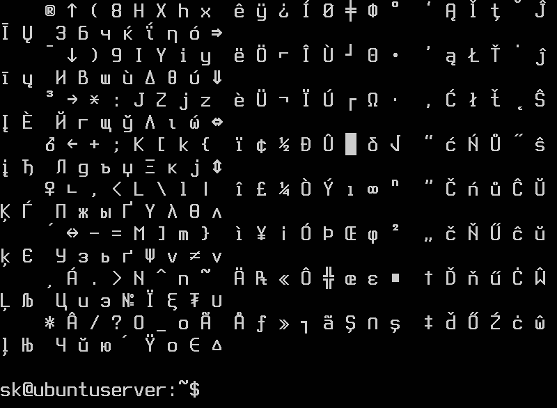 如何更改 Linux 控制台字体类型和大小