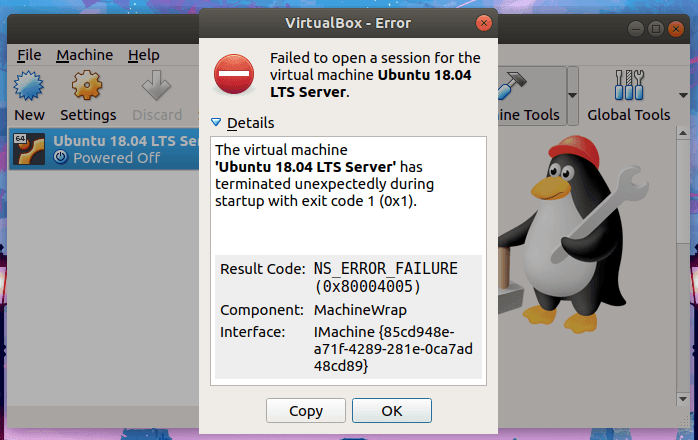 如何在 Ubuntu 中修复 VirtualBox 的 “Kernel driver not installed (rc=-1908)” 错