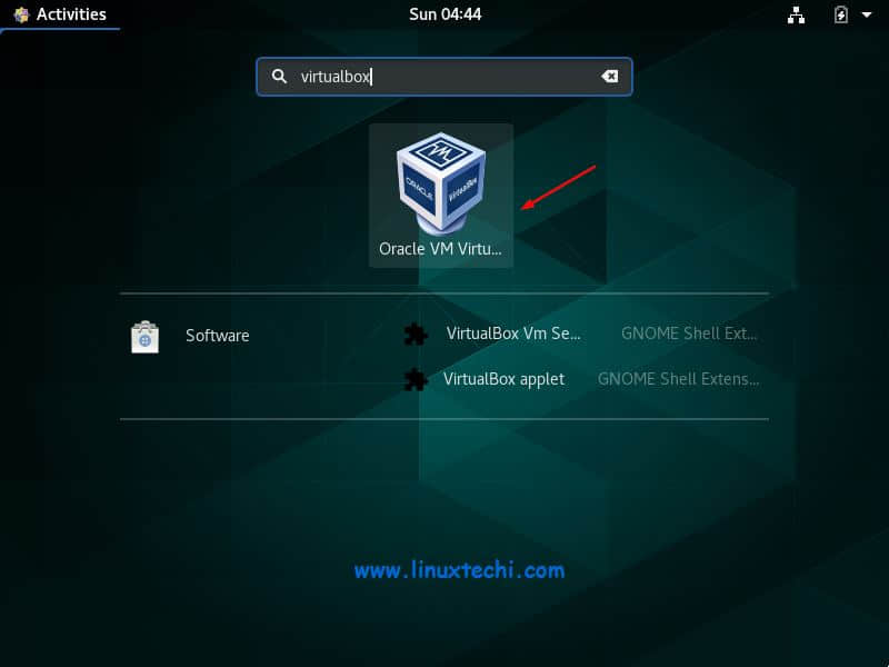 Access-VirtualBox-CentOS8