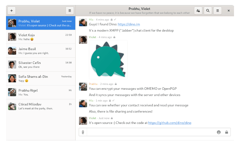 Dino：一个有着现代外观的开源 XMPP 客户端