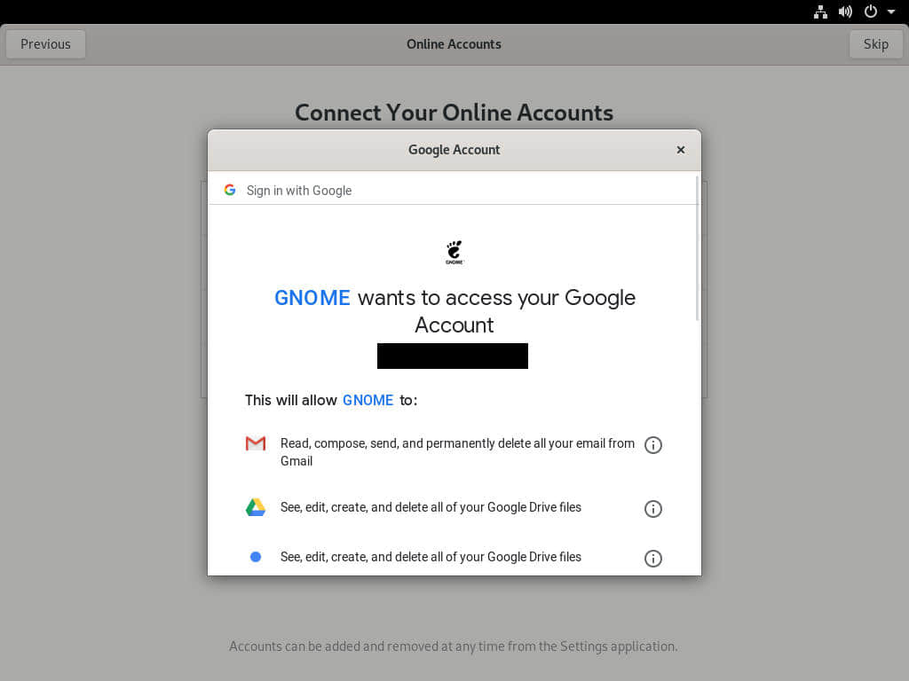 将你的 Google Drive 连接到 Fedora 工作站