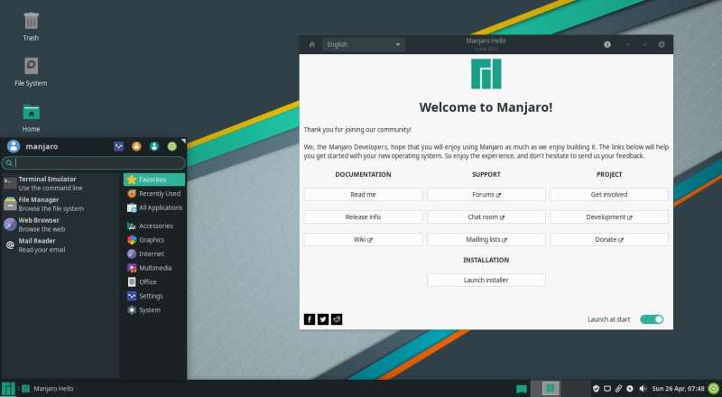 Manjaro 20 Lysia 到来，支持 ZFS 和 Snap