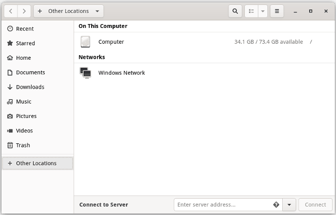 Creating a shortcut in GNOME file manager