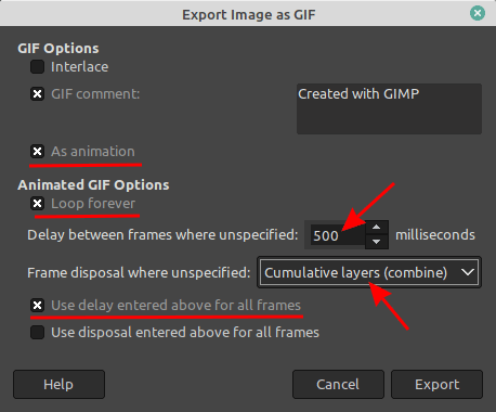 初级：如何在 GIMP 中制作 GIF