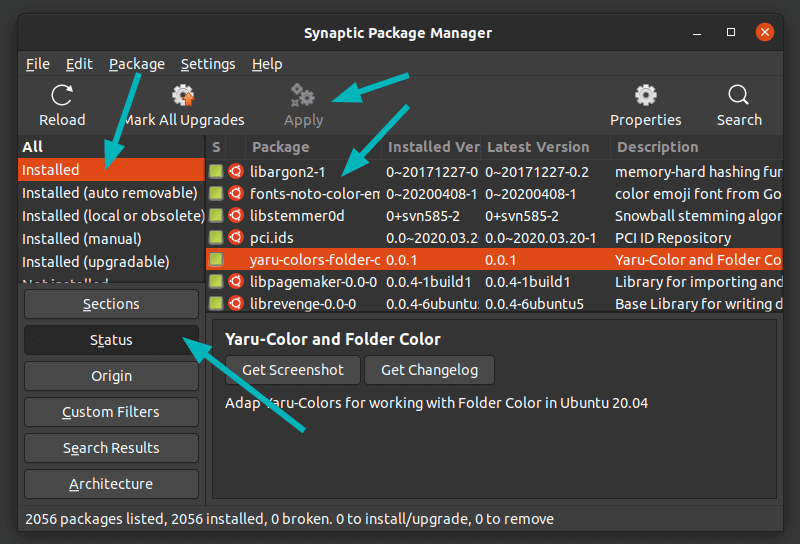 在 Ubuntu 中使用轻量的 Apt 软件包管理器 Synaptic