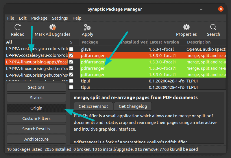 在 Ubuntu 中使用轻量的 Apt 软件包管理器 Synaptic