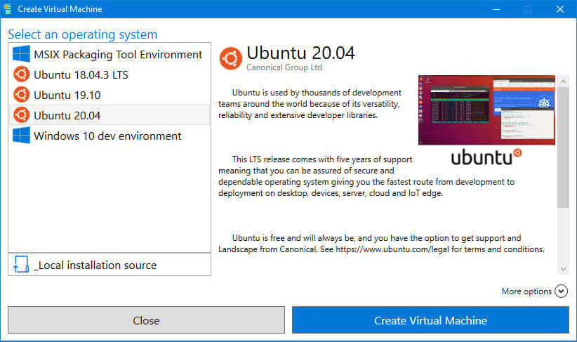 微软帮我在 Windows 10 电脑上安装了 Ubuntu Linux