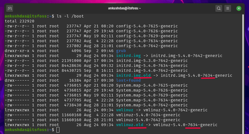 如何在 Ubuntu Linux 上释放 /boot 分区的空间？