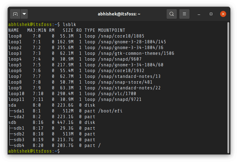 如何在 Linux 上检查可用的磁盘空间