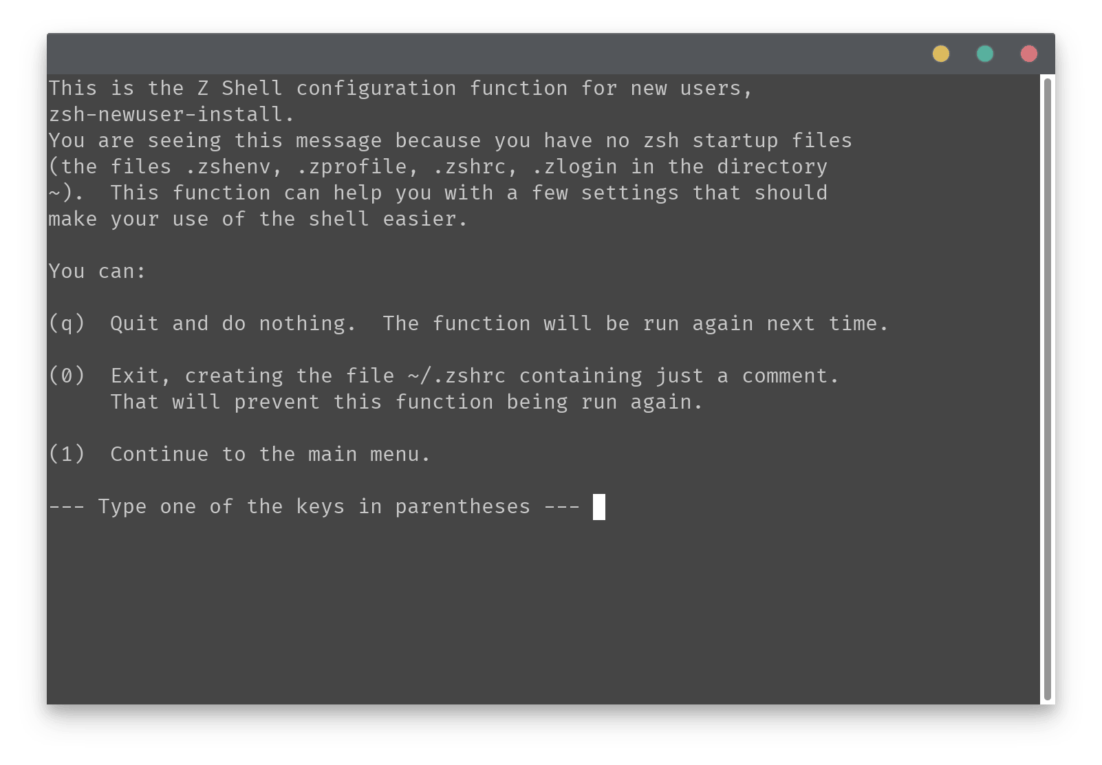 配置一个简洁高效的 Zsh