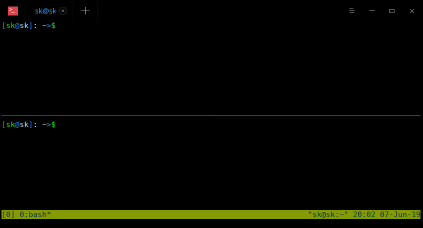 基于 Tmux 的多会话终端管理示例