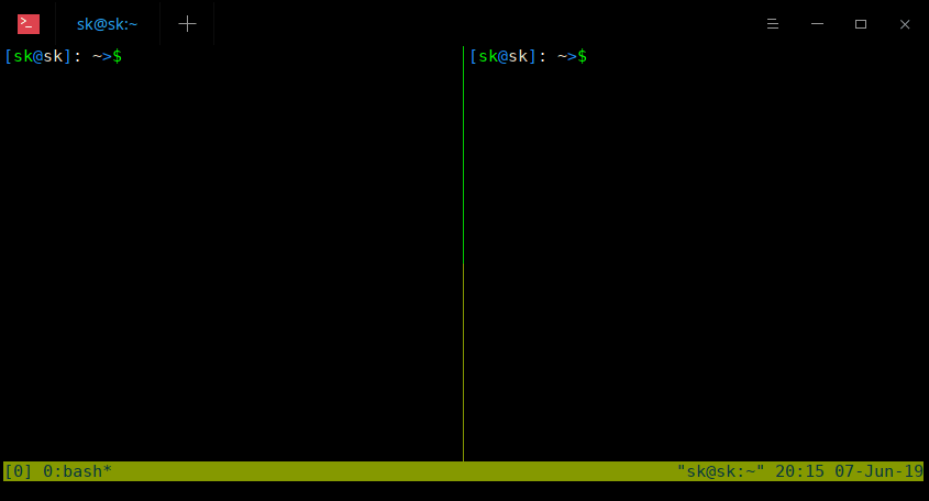 基于 Tmux 的多会话终端管理示例