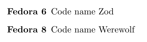 LaTeX 排版（1）：列表