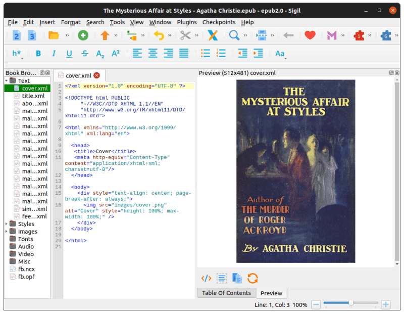 用 Sigil 在 Linux 上创建和编辑 EPUB 文件