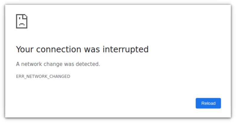 Linux 下 Chrome 浏览器一直报“检测到网络变化”，修复方法来了