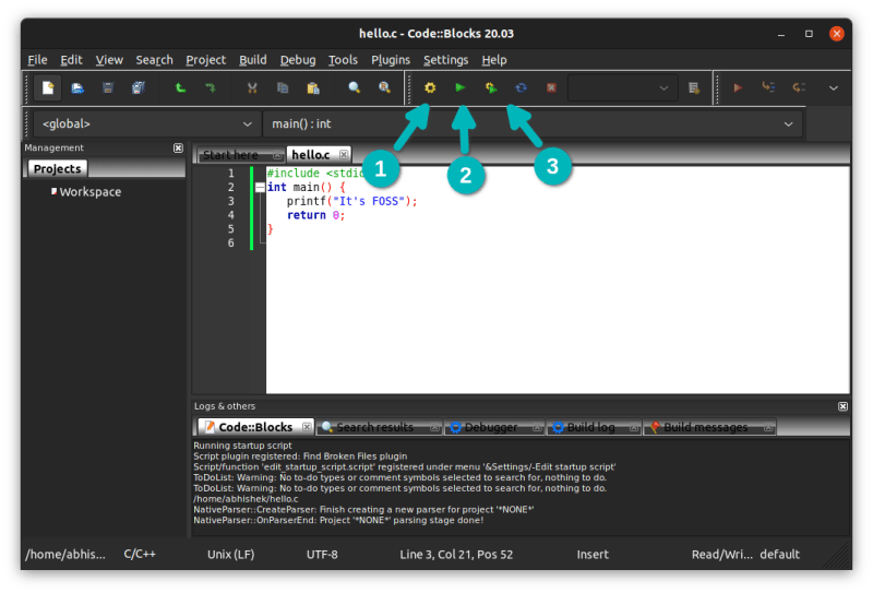 如何在 Ubuntu Linux 上安装 Code Blocks IDE