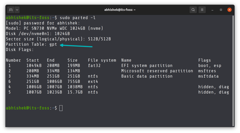 如何在 Windows 和 Linux 上确定系统使用的是 MBR 还是 GPT 分区