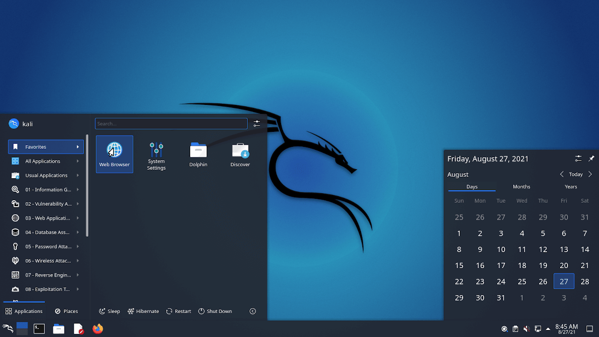 Kali Linux 2021.3 的新改进