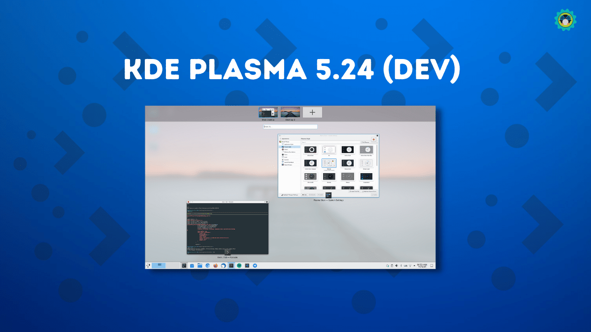 开发中的 KDE Plasma 5.24 新变化：增加 GNOME 式概览、防删功能