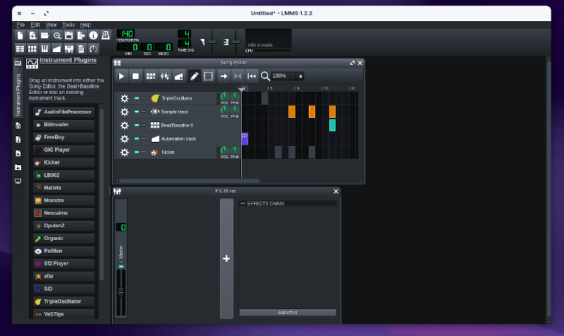 最佳 Linux 桌面 DAW（数字音频工作站）