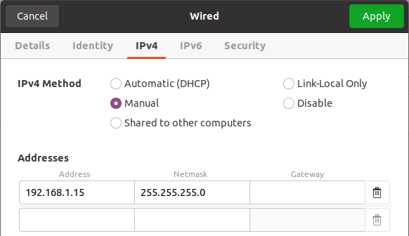 IP addresses