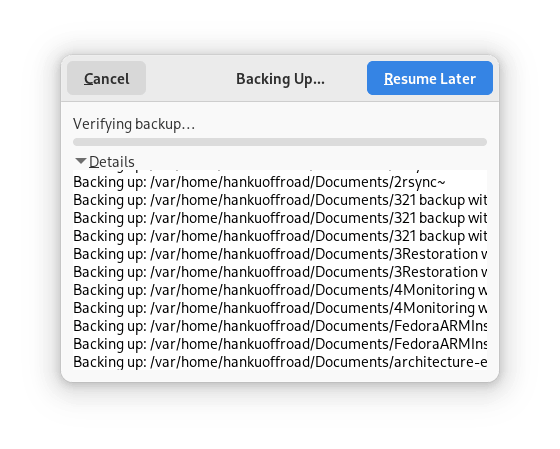 Backing up to the secondary cloud